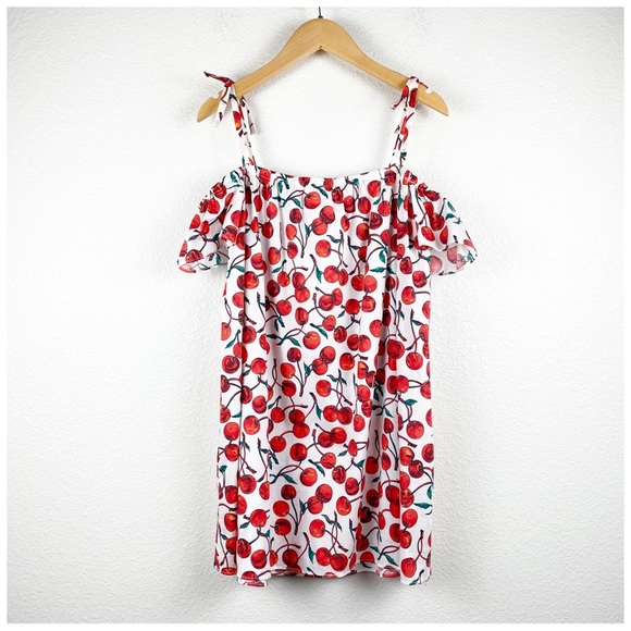 Milly Minis Girls Cherry Eden‎ Cold Shoulder Size 12 - Picture 3 of 10